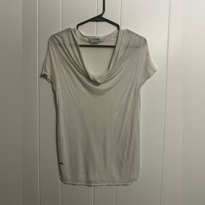 Lacoste Women's Short Sleeve White Top